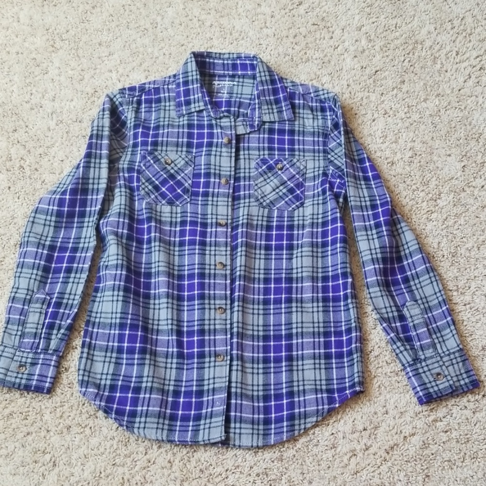 Long sleeved flannel shirt